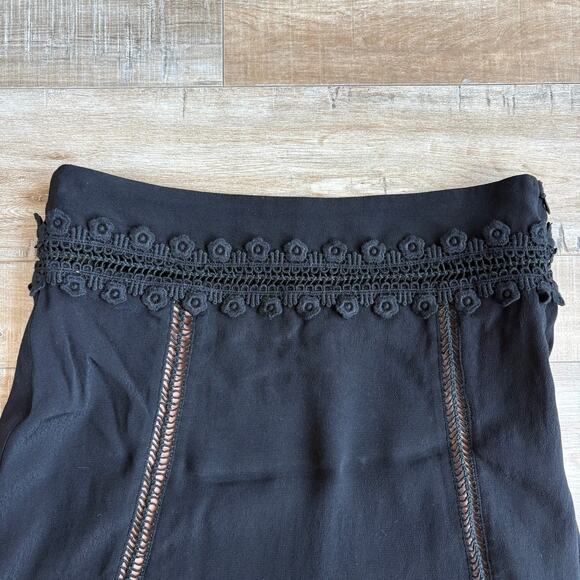 For Love & Lemons Black Skater Skirt Size S - Picture 3 of 7